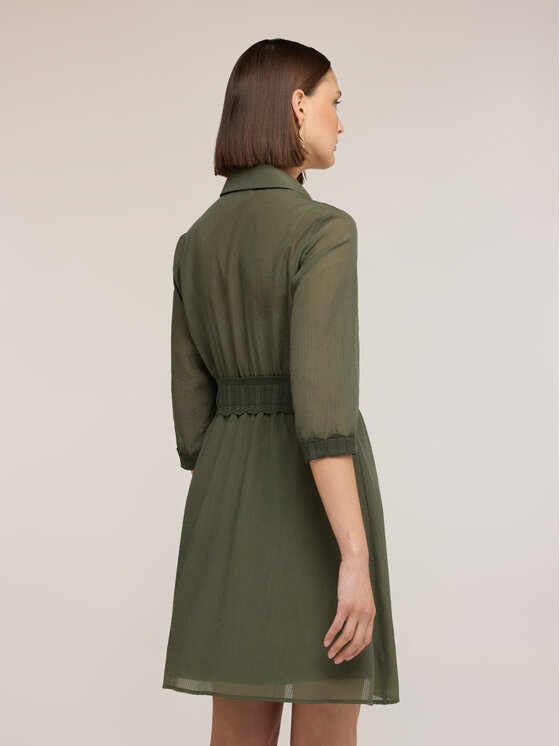Motivi Motivi Vestito da giorno 7600Q003530N035 Verde A-Line Fit