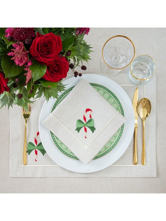 Roseberry Home Roseberry Home Podkładka na stół Candy Cane Mirha Beżowy