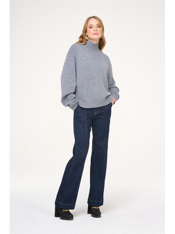 Castellani Castellani Sweter Golf Albane Szary Regular Fit