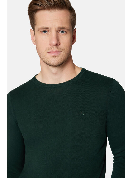 Lancerto Lancerto Sweter Morey SW073223000021 Zielony Regular Fit