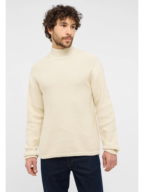 Mustang Mustang Maglione Style Elwood Beige Regular Fit