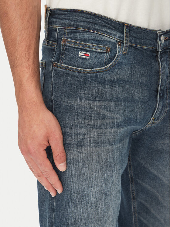 Tommy Jeans Tommy Jeans Džinsai Ryan DM0DM21097 Tamsiai mėlyna Slim Fit