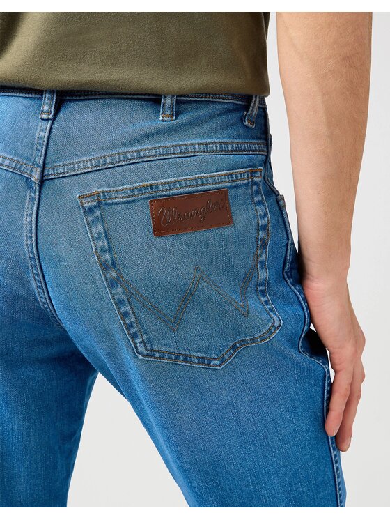 Wrangler Wrangler Jeansy TEXAS SLIM Niebieski Slim Fit