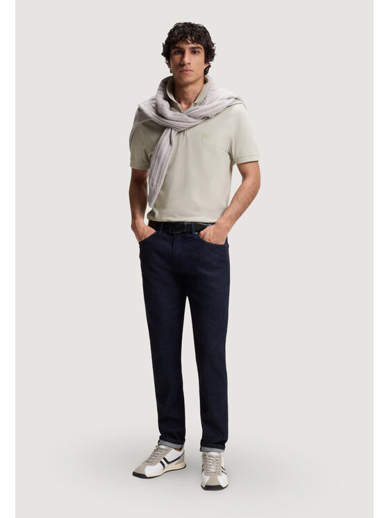 BOSS BOSS Polo Passerzip 10256683 Grigio Casual Fit