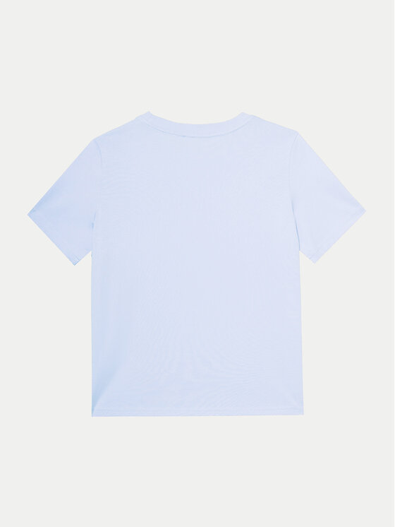 4F 4F Tricou 4FWSS24TTSHF1360 Albastru celest Regular Fit