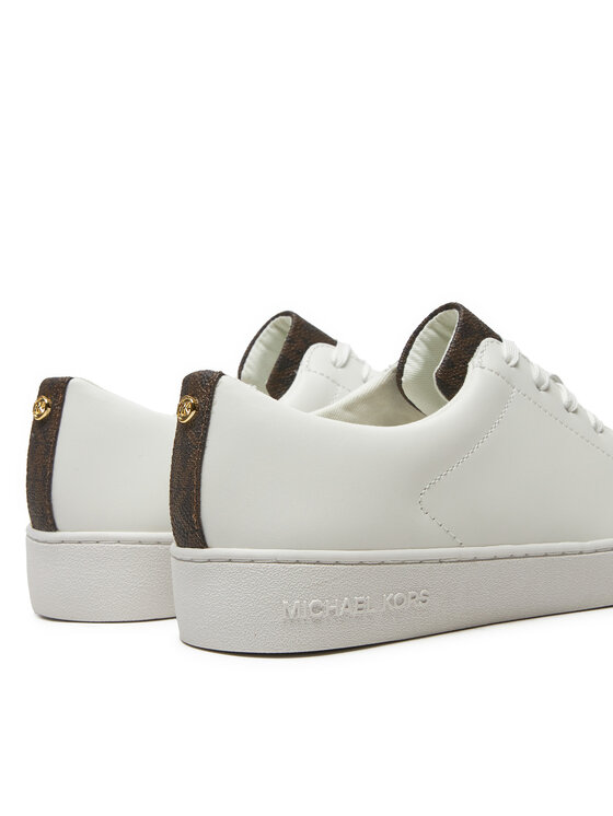 MICHAEL Michael Kors MICHAEL Michael Kors Сникърси Keaton Lace Up 43R4KTFS2L Бял