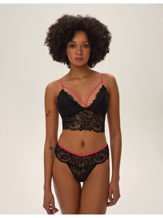 Esotiq Esotiq Podprsenka Bralette 41986 Čierna