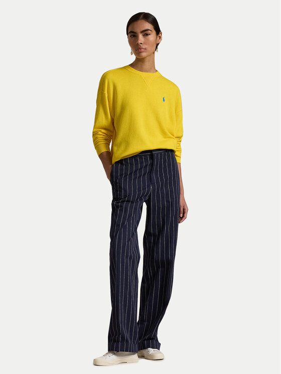 Polo Ralph Lauren Polo Ralph Lauren Суитшърт 211935582012 Жълт Regular Fit