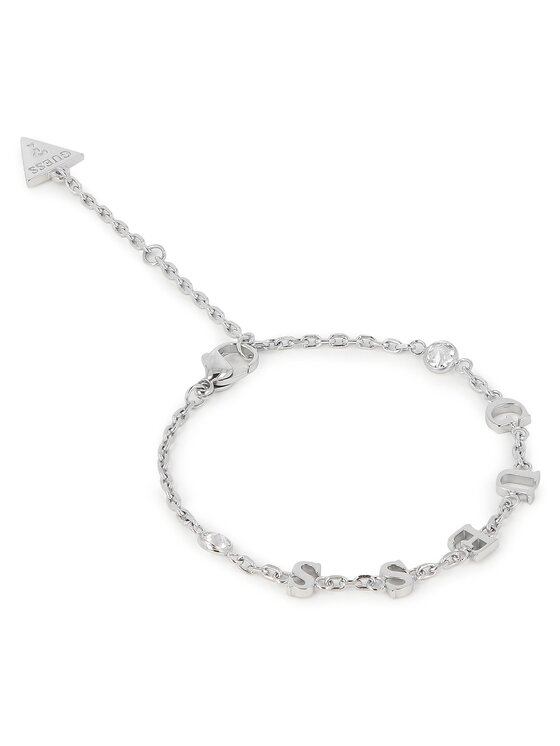 Guess Guess Bransoletka JUBB02226JW-RH-S Srebrny