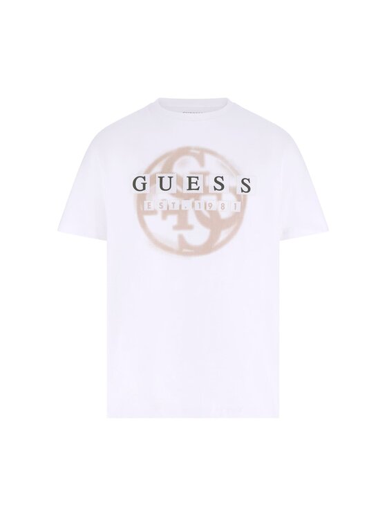 Guess Guess T-Shirt 182171 Biały Classic Fit