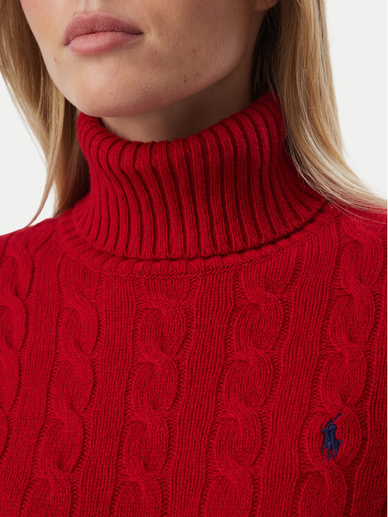 Polo Ralph Lauren Polo Ralph Lauren Rollkragenpullover 211888686503 Dunkelrot Regular Fit