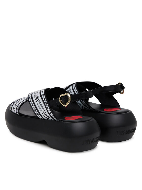LOVE MOSCHINO LOVE MOSCHINO Szandál JA16207I0MIX200A Fekete
