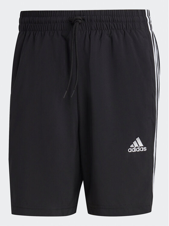 Adidas essential 3 stripe shorts deals