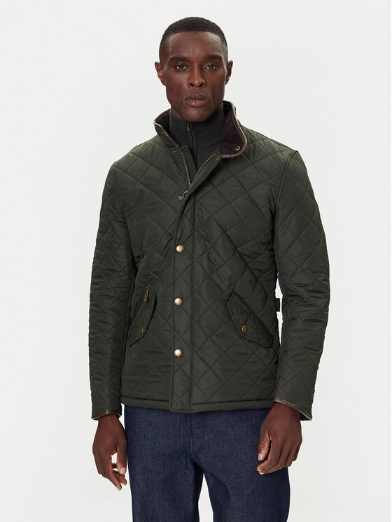 Barbour Barbour Μπουφάν μεταβατικό MQU0281GN72 Πράσινο Slim Fit