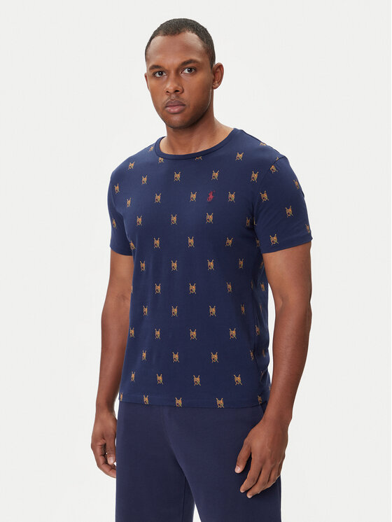 Polo Ralph Lauren Polo Ralph Lauren T-krekls 710P00081001 Tumši zils Custom Slim Fit