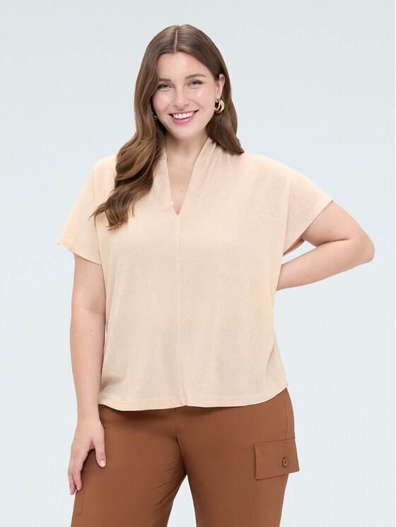 Fiorella Rubino Fiorella Rubino T-shirt G061L009577N002 Marrone Regular Fit