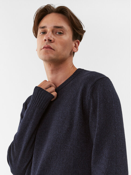 United Colors Of Benetton United Colors Of Benetton Džemper 1235U1N67 Tamnoplava Regular Fit