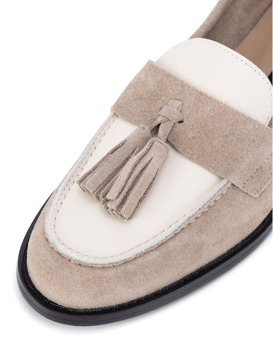 GINO ROSSI Gino Rossi Loafersy ELISA-E25-26390 Beżowy