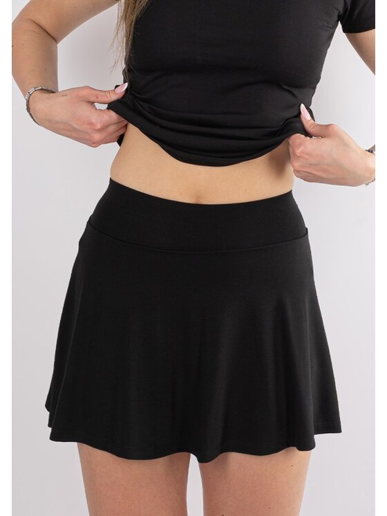 DKaren Sport DKaren Sport Szorty sportowe Spódnico-SpodenkiEQ Bordowy Classic Fit