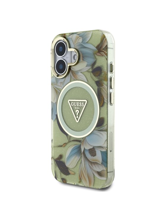 Guess Guess Etui na telefon Apple iPhone 16 Zielony