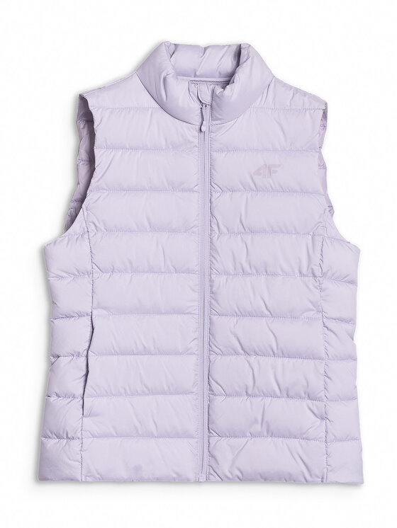 4F 4F Kamizelka BASIC+ Fioletowy jasny Slim Fit