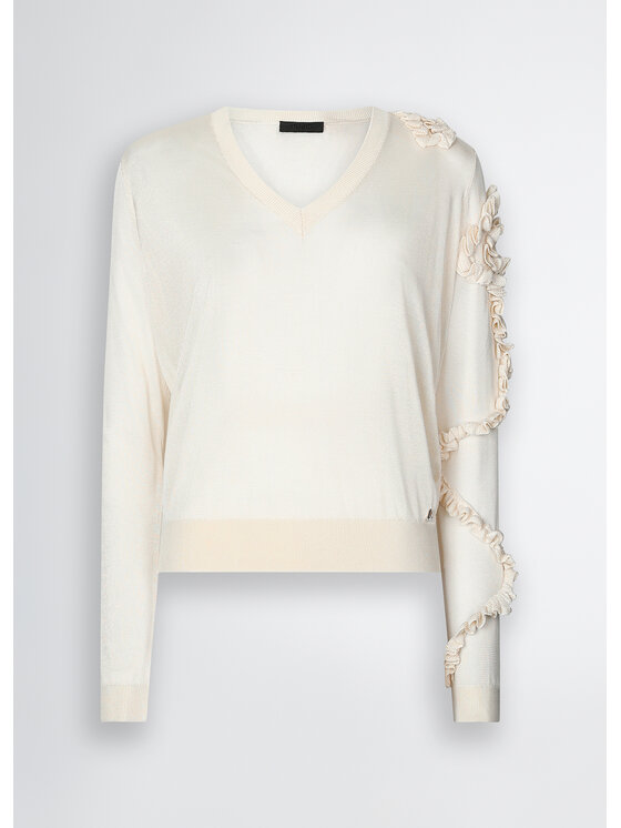 Liu Jo Liu Jo Maglione CA5165MS028X0657 Bianco Regular Fit