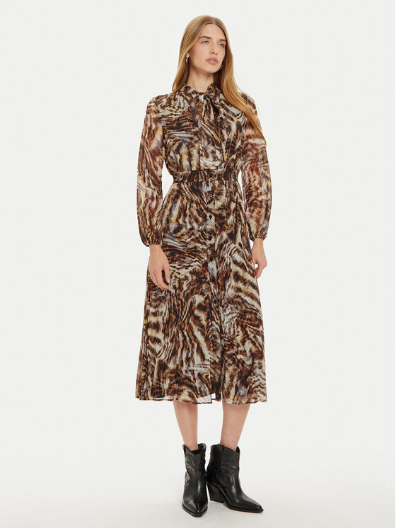 Liu Jo Liu Jo Rochie tip cămașă WF4373 T4184 Maro Regular Fit