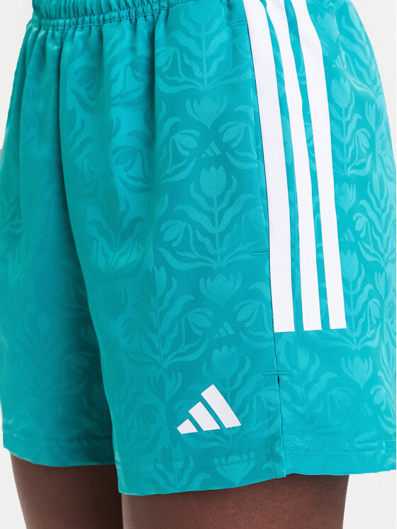 adidas adidas Sportske kratke hlače Tiro x Common Goal JL9208 Tirkizna Loose Fit