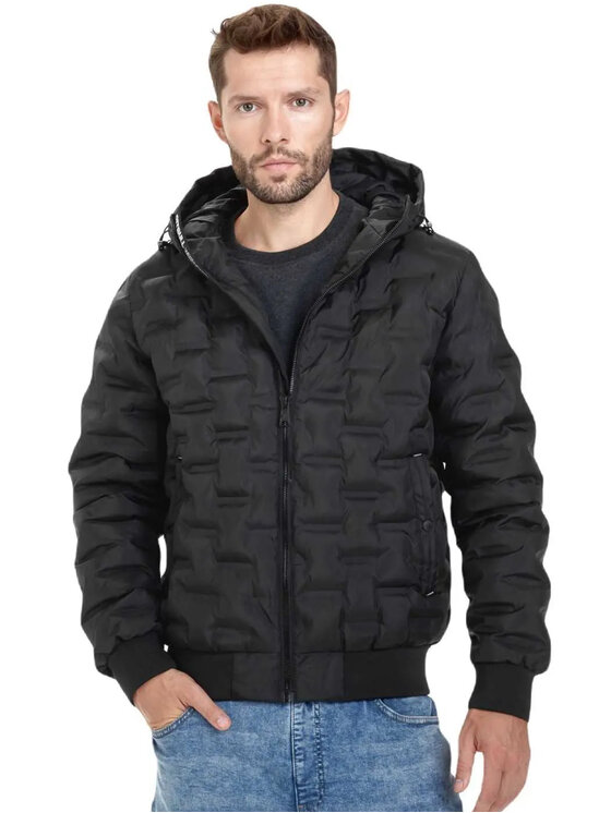 PITBULL PITBULL Kurtka zimowa AUTOMATIC Czarny Regular Fit