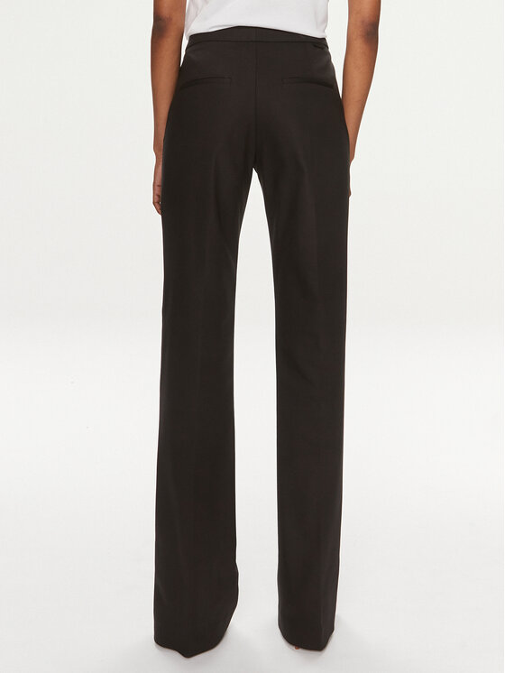 HUGO Hugo Pantaloni din material Haralie 50510436 Negru Straight Fit