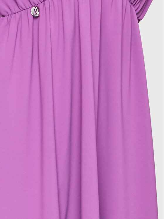 Kontatto Kontatto Kokteilinė suknelė YM509 Violetinė Regular Fit