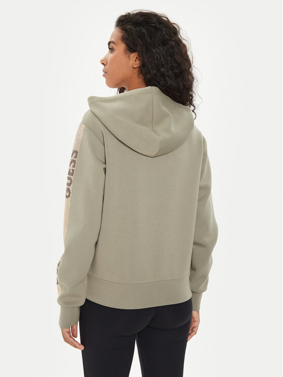 Guess Guess Felpa W4YQ22 KBYE2 Verde Regular Fit