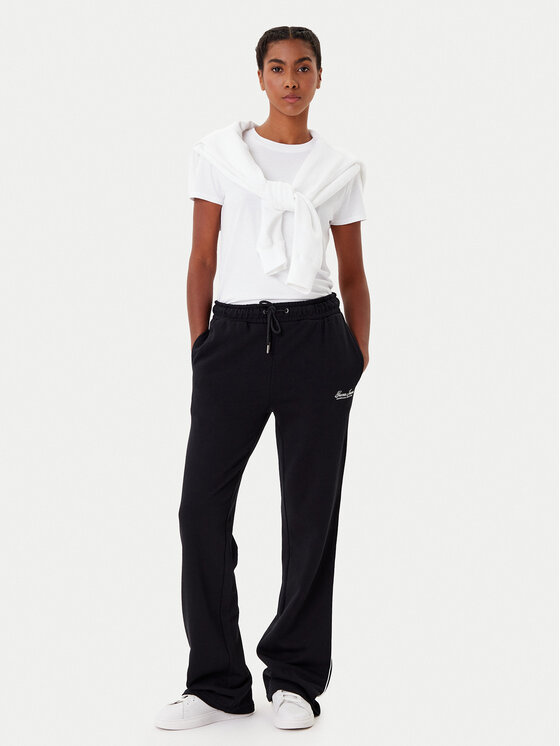 Guess Jeans Guess Jeans Παντελόνι φόρμας W5YB32 K68I4 Μαύρο Regular Fit