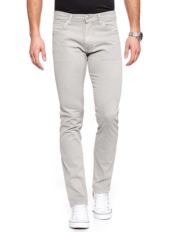 Wrangler Wrangler Spodnie materiałowe LARSTON Szary Slim Fit