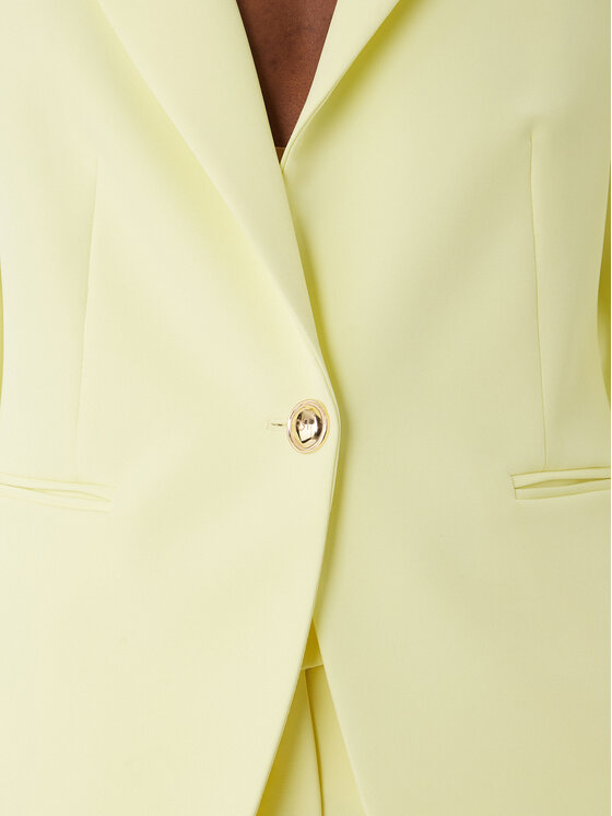 Rinascimento Rinascimento Giacca da abito CFC0128640003 Giallo Regular Fit