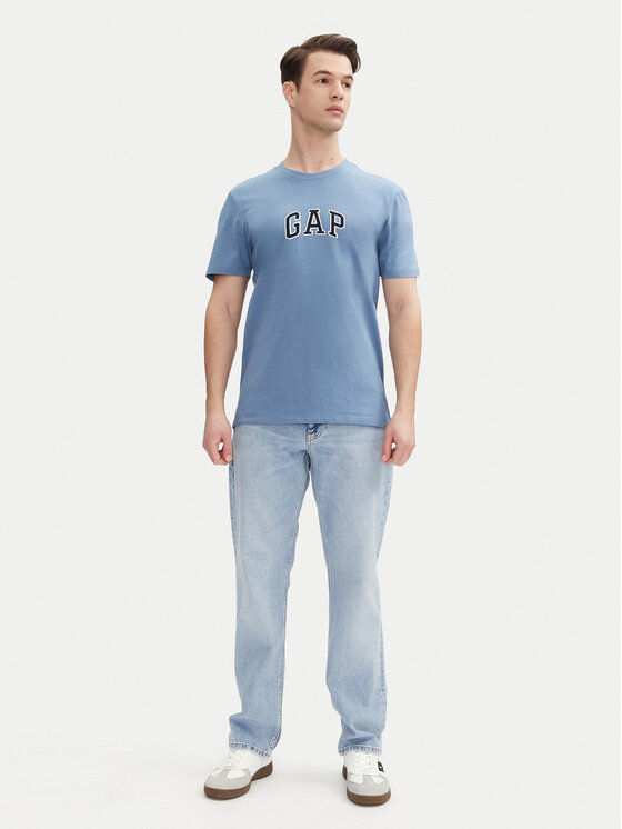 Gap Gap T-Shirt 570044-36 Modrá Regular Fit