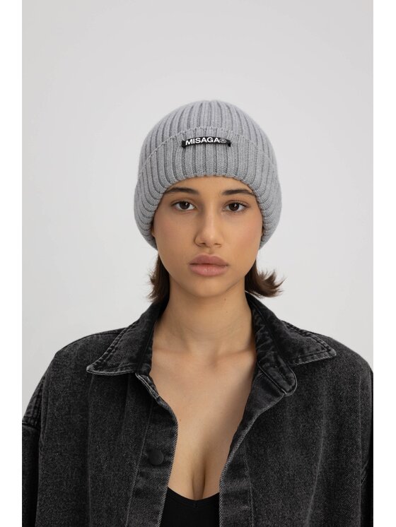 Misaga Misaga Czapka FRST BEANIE Szary
