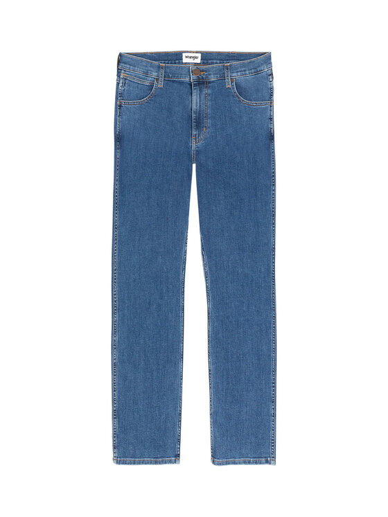 Wrangler Wrangler Jeansy GREENSBORO Niebieski Straight Fit