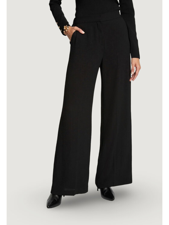 Morgan De Toi Morgan De Toi Pantaloni palazzo 251-PANOU.F Nero Egg Fit