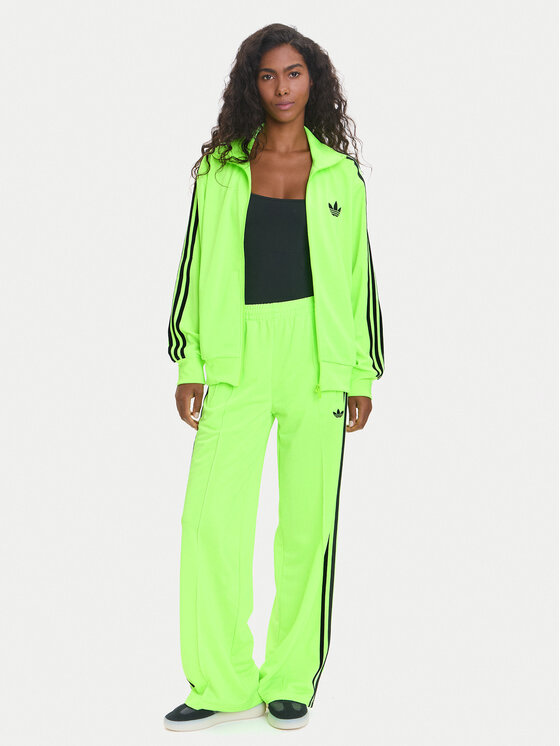 adidas adidas Sweatshirt adicolor Classic Firebird JX7859 Grün Loose Fit