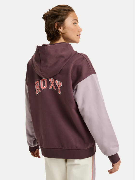 Roxy Roxy Pulóver Essential Energy ERJFT05009 Bordó Regular Fit
