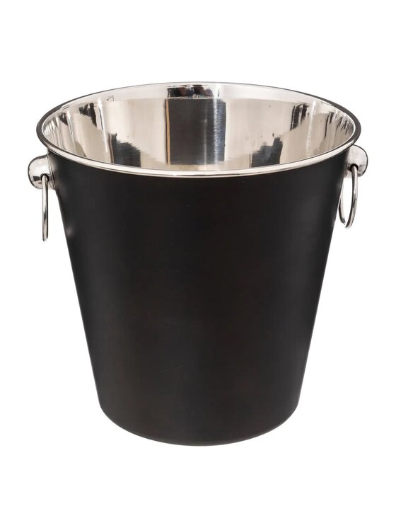 MIAhome MIAhome Cooler wiaderko do lodu z podstawką Ø21 cm Czarny