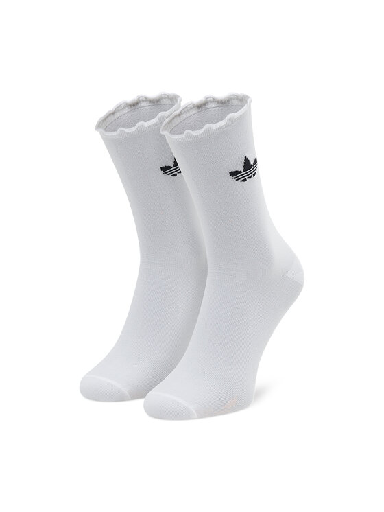 adidas adidas Skarpety długie Ruffle Crw 2Pp HC9532 Czarny