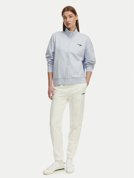 Lacoste Lacoste Суитшърт SF0040 Светлосин Relaxed Fit