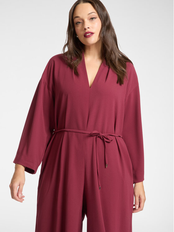 Elena Mirò Elena Mirò Tuta 7057Z000101N026 Bordeaux Regular Fit