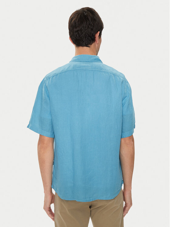 BOSS Boss Srajca Rash_2 50489345 Modra Regular Fit