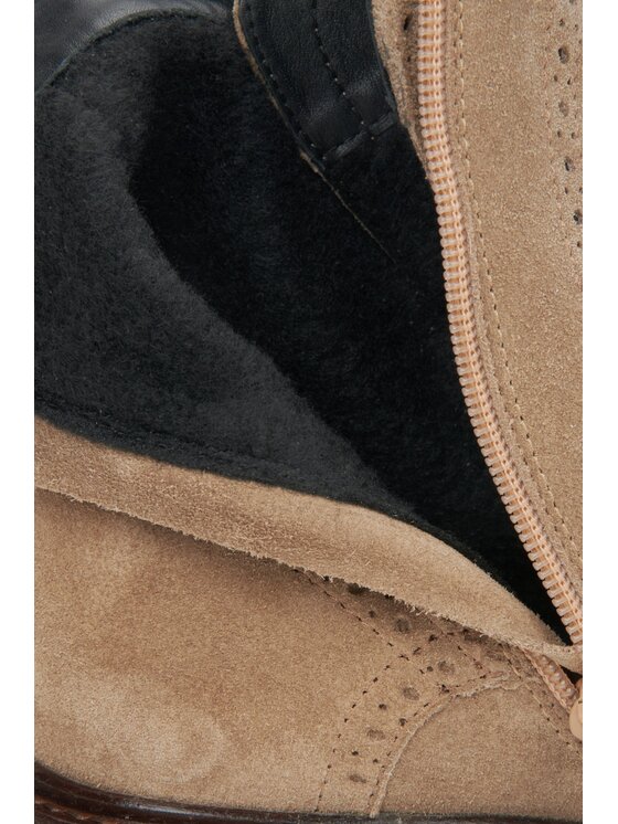 Estro Estro Μποτάκια ER00116057 Καφέ