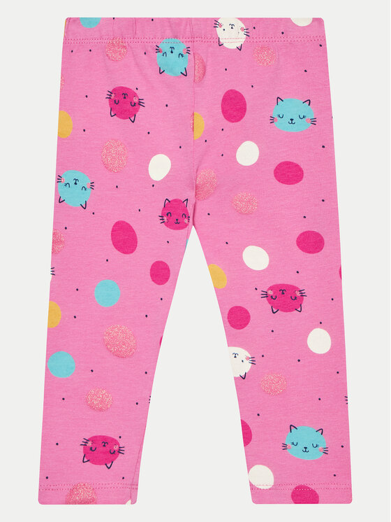 OVS OVS Legginsy 2094826 Różowy Slim Fit