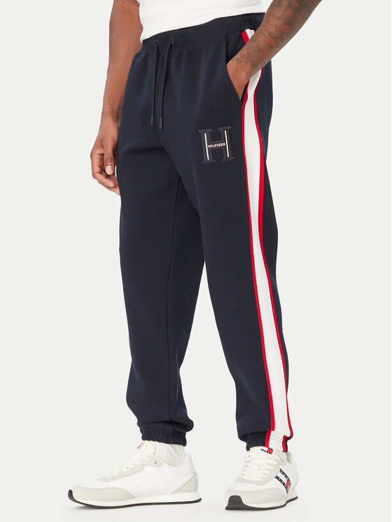 Tommy Hilfiger Tommy Hilfiger Jogginghose Pique MW0MW44995 Dunkelblau Regular Fit