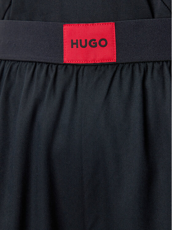 HUGO HUGO Pidžamas šorti Red Label 50531629 Melns Relaxed Fit